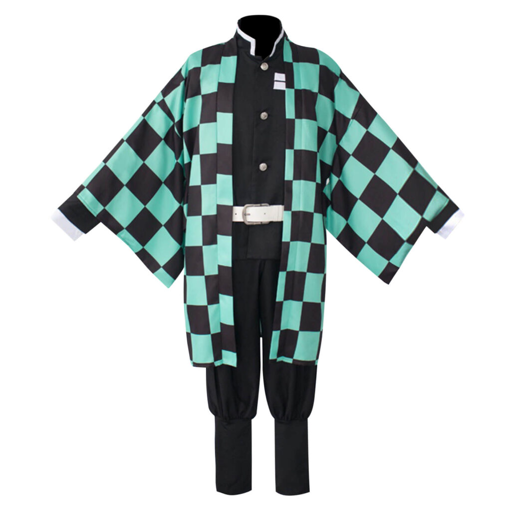 Tanjiro Kamado Kostüm - Demon Slayer Cosplay Bademantel Für Erwachsene