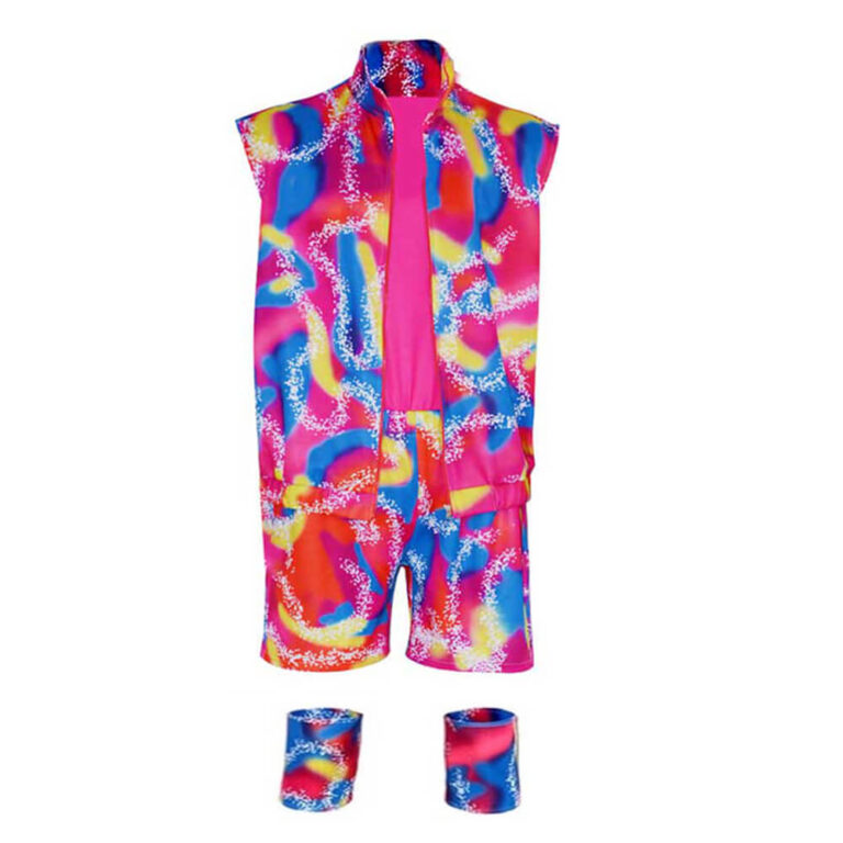 Fashion Ken Rollerblade Costume 80s Workout Margot Robbie and Ryan ...