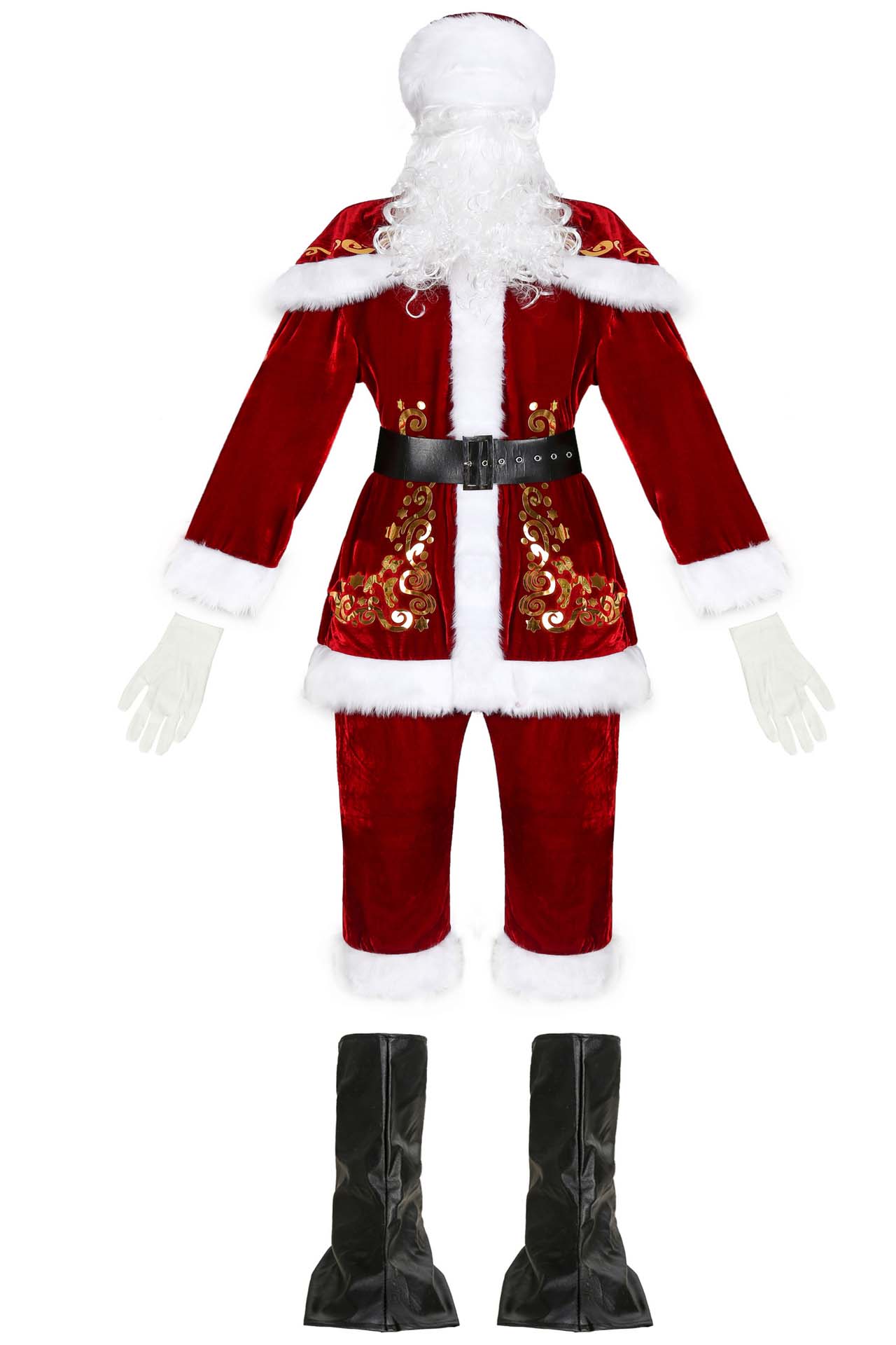 Christmas Santa Claus Costume For Adults Nalagila 1948