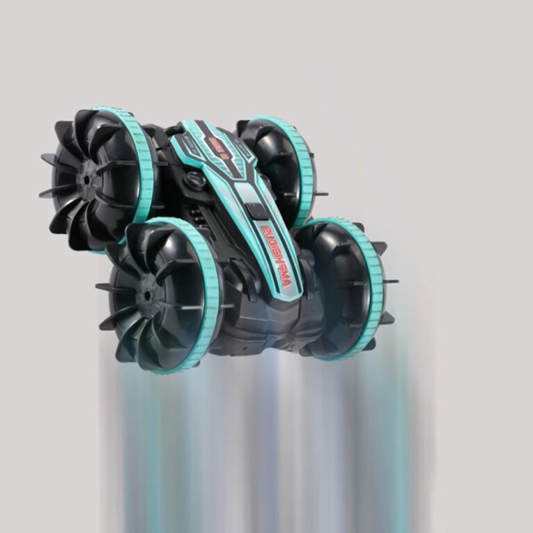 Amphibious Stunt RC Car 360° Rotate and 180° Flips Water Land Remote