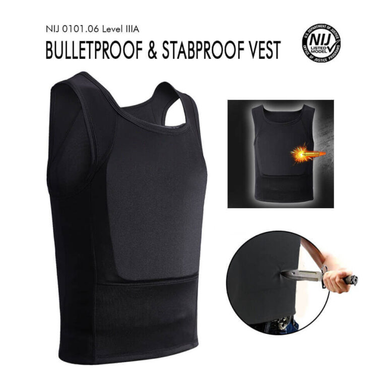 Enhanced Bullet Proof and Stabbing Proof Vest Body Armor NIJ Level