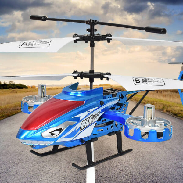 Alloy RC Helicopter 2.4G Aircraft Remote Control Plane with Side Fly ...